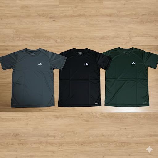 🔥  Kit 3 Camisetas DRY-FIT - Alta performance